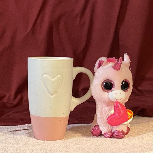 Sheffield Home Other - Valentine’s Day Mug & Valentine’s Ty Beanie Boo Darling the Valentine’s Unicorn